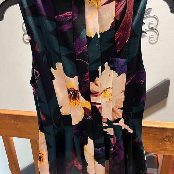 Vince Camuto Purple and Pink Fit and Flare Sleeveless Cocktail Dress Size 6 #086 - Picture 7 of 7